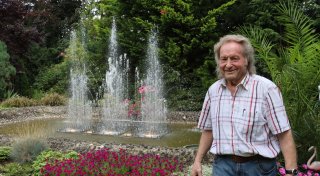 Wasserorgel selbst gebaut: Exklusive Einblicke in einen besonderen Garten in Löhne