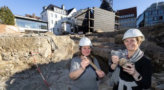 Paderborner Stadthaus-Baustelle bringt jahrhundertealte Alltagsdinge ans Licht