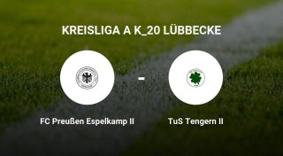 FC Preußen Espelkamp II im Spiel gegen TuS Tengern II klar überlegen