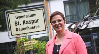 Am Gymnasium St. Kaspar: Neue Schulleiterin wünscht sich mehr Mut