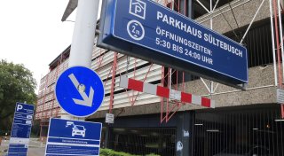 Radschnellweg bremst Parkleitsystem in Bad Oeynhausen aus