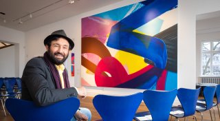 Goldbeck ermöglicht Werkschau des Bielefelder Künstlers Aatifi an besonderem Ort