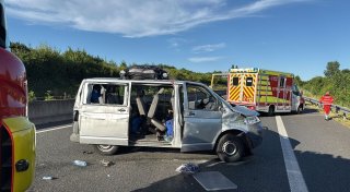 Hubschrauber im Einsatz: Neun Verletzte bei Unfall auf der A30 in Bad Oeynhausen