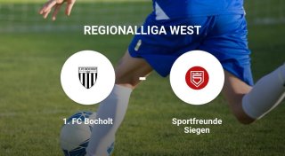 Volltreffer für Sportfreunde Siegen gegen 1. FC Bocholt