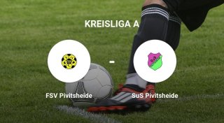 Remis im Duell zwischen dem FSV Pivitsheide und dem SuS Pivitsheide