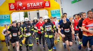 Feuerwehrlauf in Bielefeld: Nele Starck stellt einen neuen Rekord auf - mit vielen Fotos