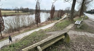 Neue Attraktion für Bad Oeynhausen: Aussichtspunkt am Weserufer