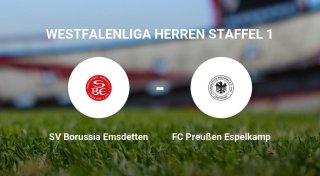 SV Borussia Emsdetten behauptet sich mit knappem Sieg gegen den FC Preußen Espelkamp