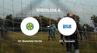 SC Bielefeld 04/26 im Match gegen VfL Ummeln deutlich dominierend