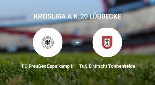 FC Preußen Espelkamp II im Spiel gegen TuS Eintracht Tonnenheide um Längen besser
