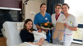 Herford feiert Rekordbaby: 1.000 Baby im Mutter-Kind-Zentrum geboren