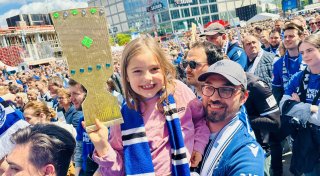 Arminias Pokalparty: Die besten Bilder und Videos aus Berlin und Bielefeld