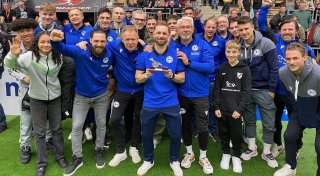 Arminia Bielefelds Traditions-Elf wird Dritter beim „Budenzauber Emsland“