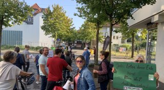 Demo in Bünde: Bürger vereinen ihre Stimmen für den Klimaschutz