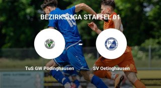 TuS GW Pödinghausen im Match gegen SV Oetinghausen deutlich dominierend