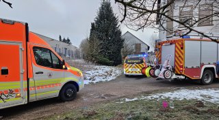 Verpuffung durch Gas: ein Verletzter in Steinheim