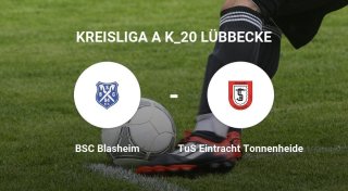 BSC Blasheim im Duell gegen TuS Eintracht Tonnenheide um Längen besser