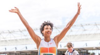 Mihambo feiert Sieg beim Diamond-League-Meeting in London