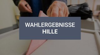 Alle Wahlergebnisse zur Kommunalwahl aus Hille im Überblick