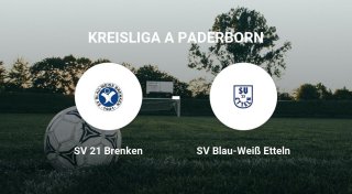 SV Blau-Weiß Etteln ergibt sich dem SV 21 Brenken