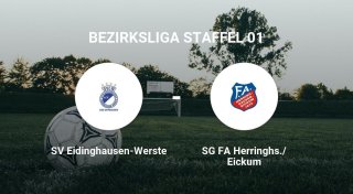 Remis im Duell zwischen dem SV Eidinghausen-Werste und der SG FA Herringhs./Eickum