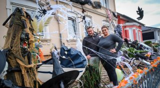 Beim Herforder Gruselhaus tanzen und singen die Geister schon vor Halloween