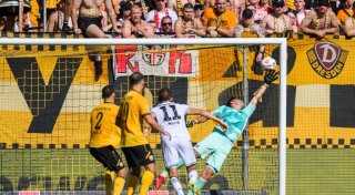 Hannover nutzt Überzahl nicht: Nur 2:2 bei Dynamo Dresden