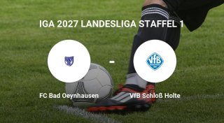 Knappes Unterliegen für FC Bad Oeynhausen gegen VfB Schloß Holte