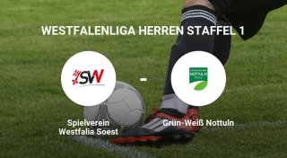 Remis im Duell zwischen dem Spielverein Westfalia Soest und dem Grün-Weiß Nottuln