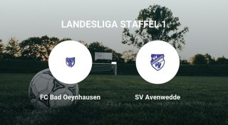 FC Bad Oeynhausen behauptet sich mit knappem Sieg gegen SV Avenwedde