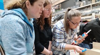 Frauen-Aktion in Löhner Baumarkt: Keine Angst vorm Werkzeugkoffer
