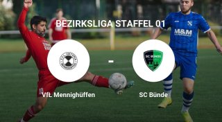 SC Bünde erleidet dramatische Niederlage gegen VfL Mennighüffen