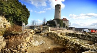 Archäologische Sensation in Bielefeld: Geheime Treppe an der Sparrenburg freigelegt