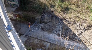 Abgestürzte Böschung: Almeradweg bei Paderborn ist wieder frei