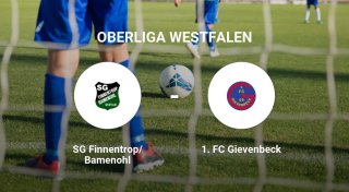 Das Spiel zwischen der SG Finnentrop/Bamenohl und dem 1. FC Gievenbeck endet unentschieden