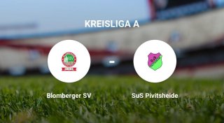 Blomberger SV bietet SuS Pivitsheide Paroli
