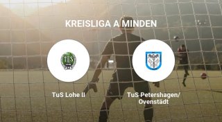 Remis im Duell zwischen dem TuS Lohe II und dem TuS Petershagen/Ovenstädt