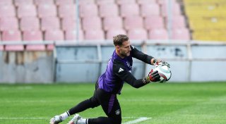 Baumann gegen Bosnien-Herzegowina im DFB-Tor
