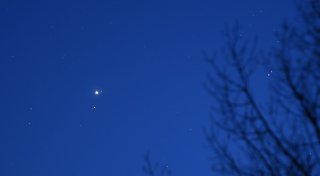 Planeten-Parade am Nachthimmel