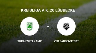 Remis im Duell zwischen der TuRa Espelkamp und dem VfB Fabbenstedt