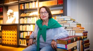 Katja Lange-Müller eröffnete die Bielefelder Literaturtage mit viel Witz und Esprit