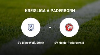 SV Blau-Weiß Etteln kassiert gegen SV Heide-Paderborn II