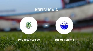 Remis im Duell zwischen dem SV Ubbedissen 09 und dem TuS 08 Senne 1