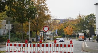 Straßensperrung Richtung Paderborner City gestartet