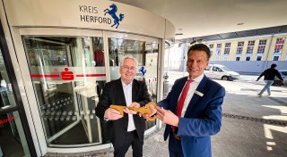Blick hinter die Kulissen: Hier geht aktuell Herfords größter Umzug über die Bühne