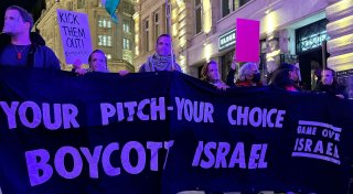 Palästina-Protest vor EM-Auftaktveranstaltung in London