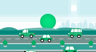 Verkehr am Wochenende: volle Innenstädte, freie Autobahnen