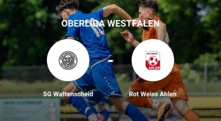Rot Weiss Ahlen ergibt sich der SG Wattenscheid