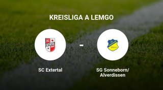 Der SC Extertal gegen das Team der SG Sonneborn/Alverdissen