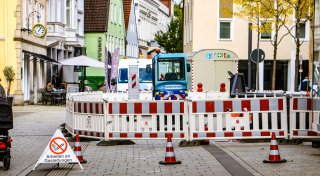 Gasleck mitten in Herford: Aufwendige Arbeiten sorgen für Aufsehen